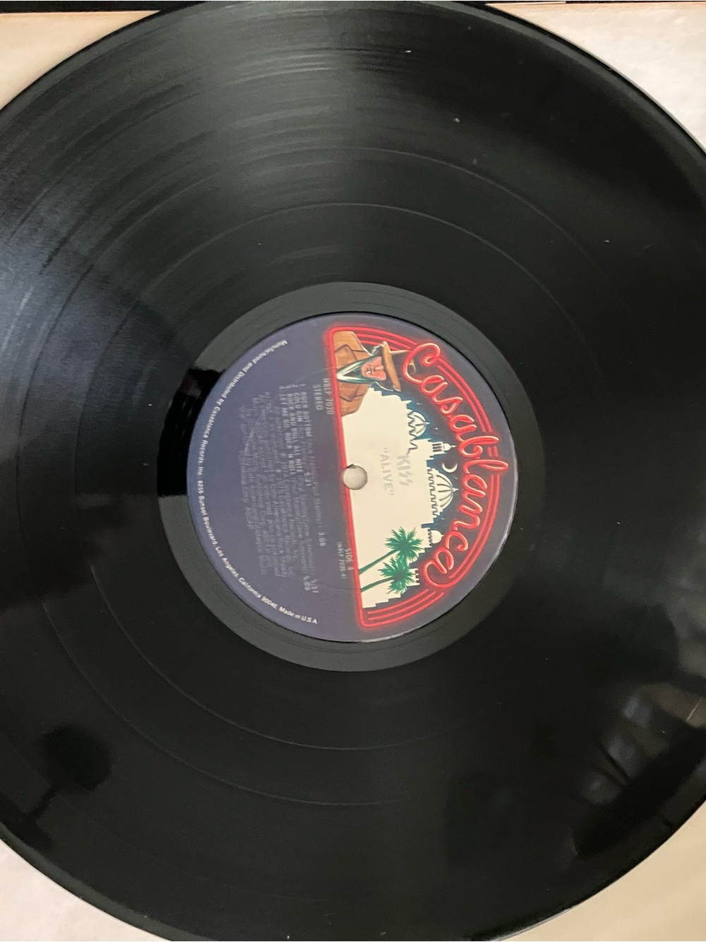1975 KISS “Alive” Vinyl Record #NBLP 7020 First Pressing - Picture 8 of 16